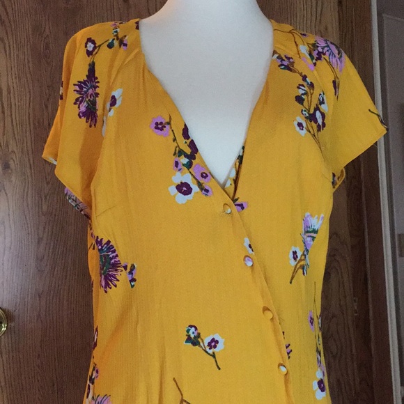 Free People Lost in You Floral Maxi Dress Hi Low - Picture 5 of 8